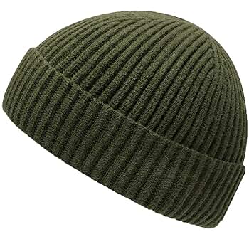 TOPSEM Trawler Beanie Watch Hat Roll up Edge,Winter Warm